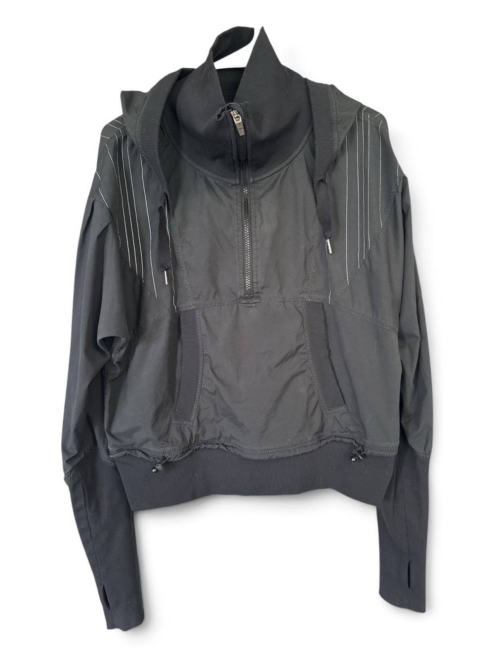 Lululemon athletica Get Going Jacket in Black | Cropped Running Jacket Sz 12